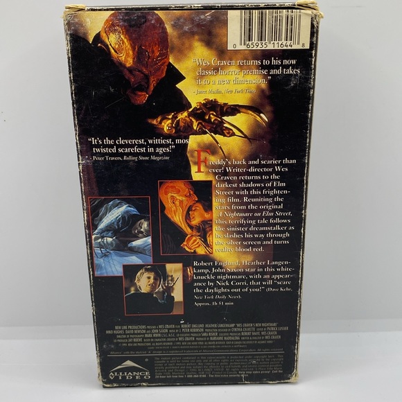 Wes Craven’s New Nightmare VHS Video Special Collector’s Edition Horror - Picture 3 of 8